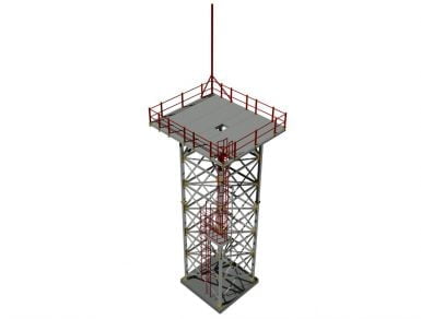 Antenna tower 3D model