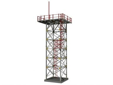 Antenna tower BIM model