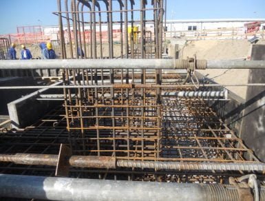 reinforcement detailing of industrial facility