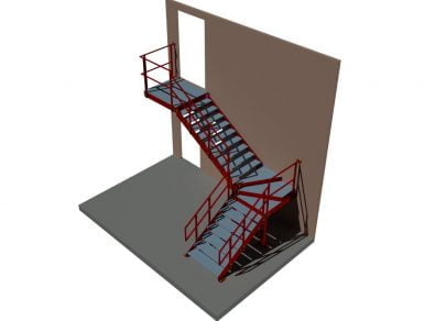 Staircase BIM model
