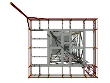 Steel tower connection design