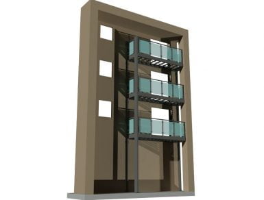 Balconies steelwork design