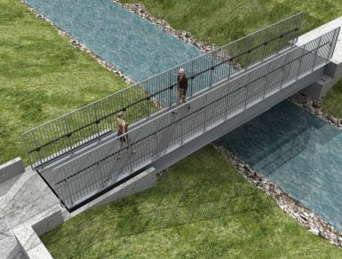 Pedestrian bridge concept