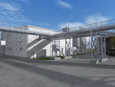 3d modelling of industrial facility