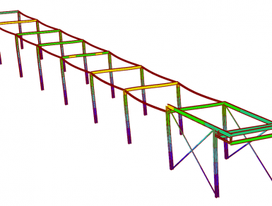 rfem - frame structure